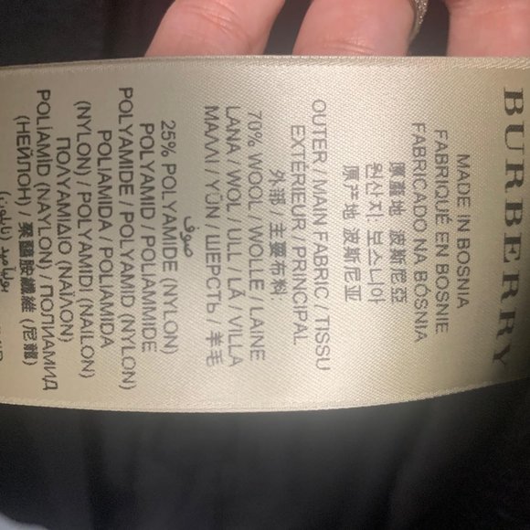 Burberry Brit Wool Coat - Picture 3 of 9